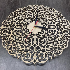 Geometric Floral - Wall Clock