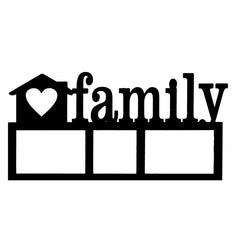 Family Photo Frame - Collage Wooden Acrylic Wall Decor || Wall Hanging