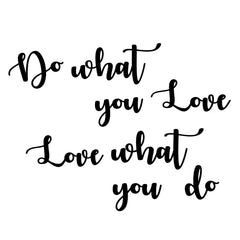 Do What you love - Wooden Acrylic Wall Decor || Wall Hanging