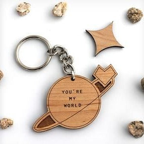 My world - Keychain (Pack of 4 piece)