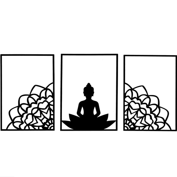 Buddha Leaf - Wooden Acrylic Wall Decor || Wall Hanging