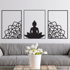 Buddha Leaf - Wooden Acrylic Wall Decor || Wall Hanging