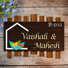 Bird's House - Name Plate