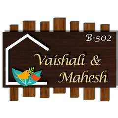 Bird's House - Name Plate