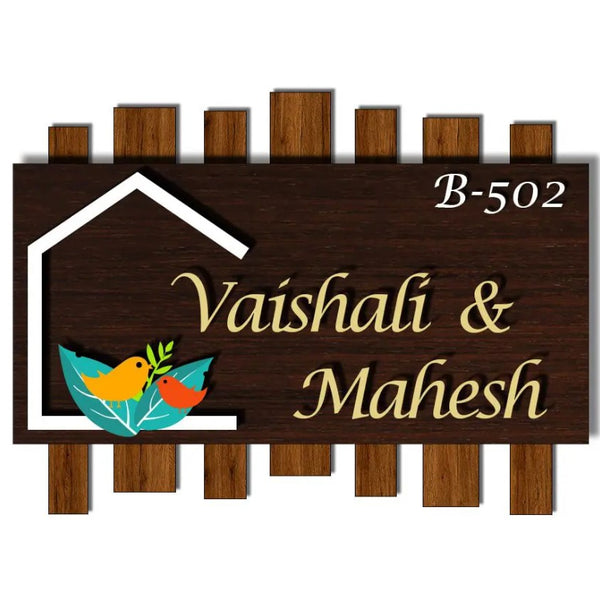 Bird's House - Name Plate