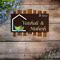 Bird's House - Name Plate