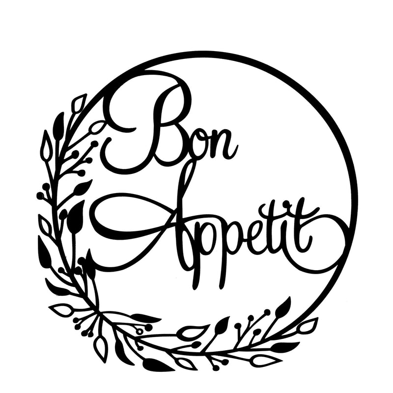 Bon Apetite - Wooden Acrylic Wall Decor || Wall Hanging