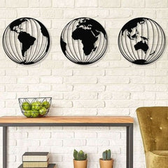 Three Worlds - Wooden Acrylic Wall Decor || Wall Hanging