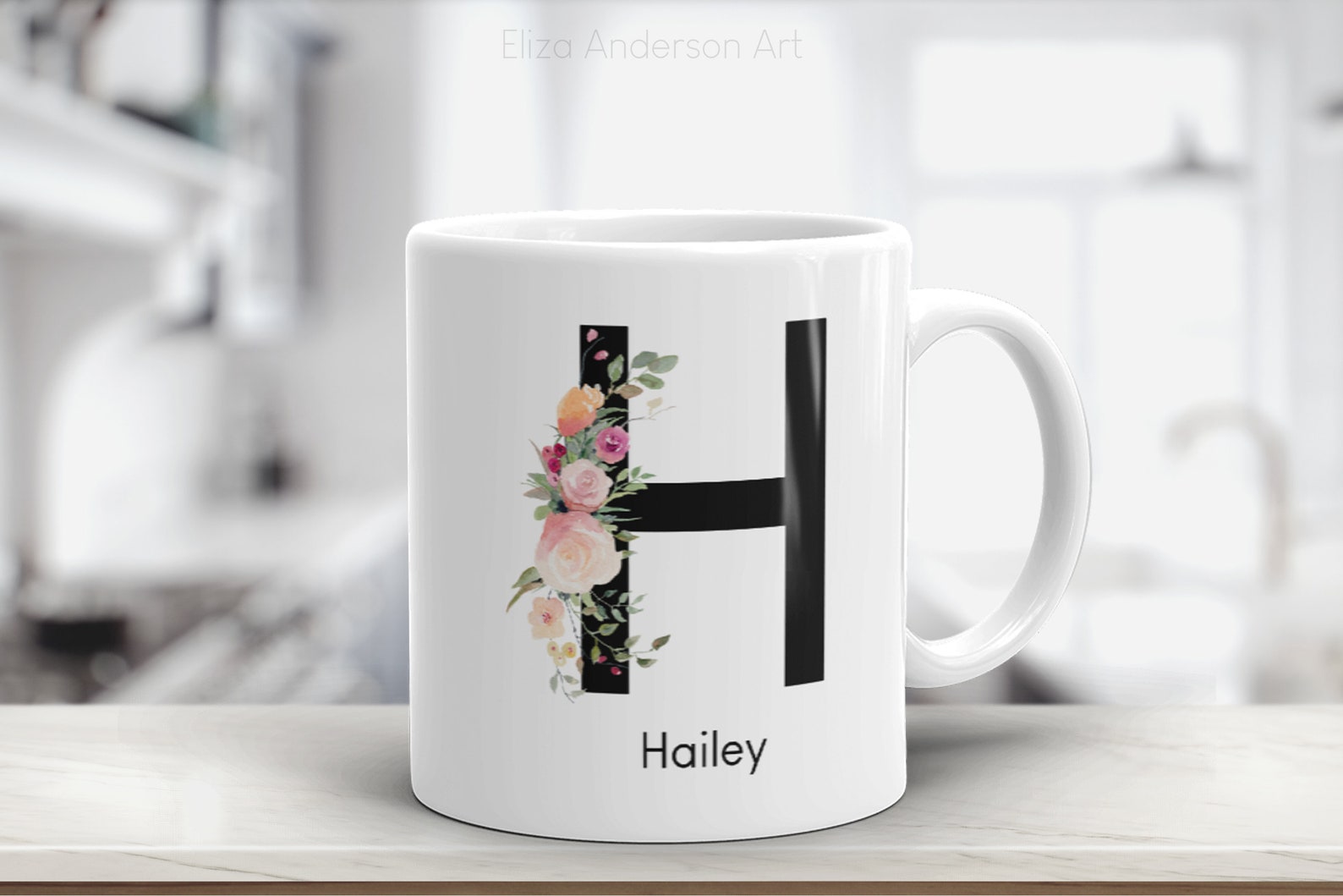 Initials - Personalized Mug (Set of 2 Mugs)