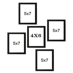 Photo Frame Collection - 16 Photo Frames - (5 X 7 inch - 8 piece || 4 X 6 - 8 Piece)