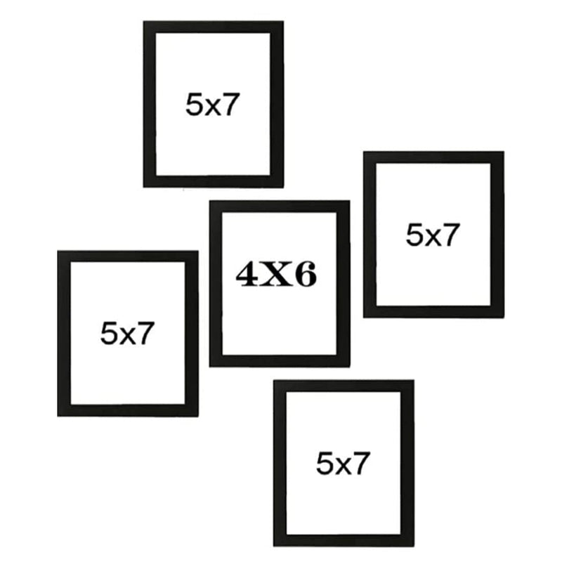 Photo Frame Collection - 16 Photo Frames - (5 X 7 inch - 8 piece || 4 X 6 - 8 Piece)