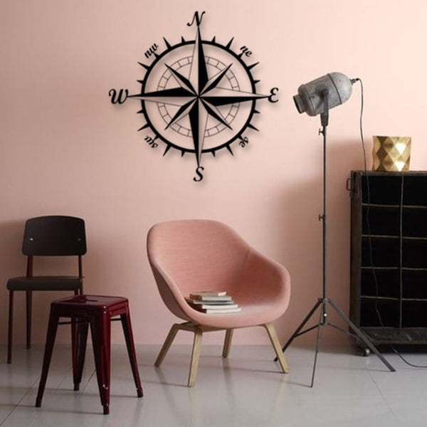 Pirate compass - Wooden Acrylic Wall Decor || Wall Hanging