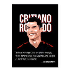 Ronaldo Believe - Poster Frame (Pack of 2 Pieces)