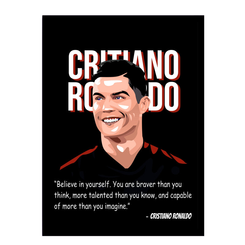 Ronaldo Believe - Poster Frame (Pack of 2 Pieces)