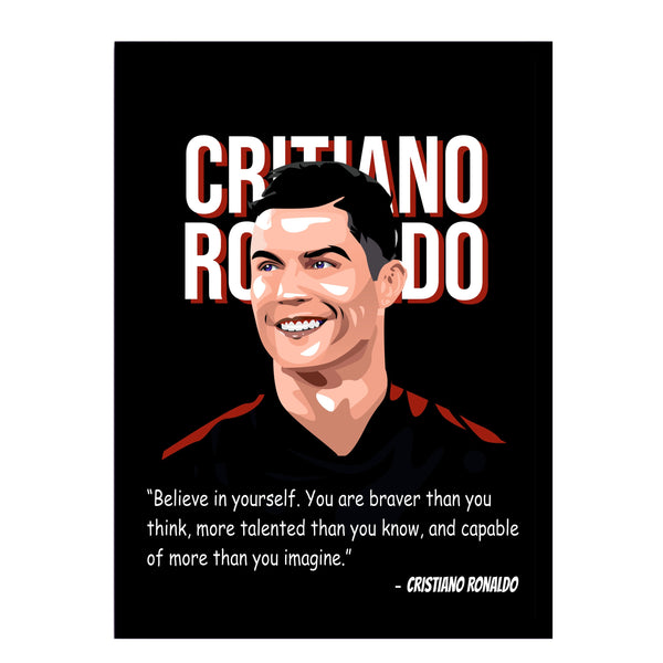 Ronaldo Believe - Poster Frame (Pack of 2 Pieces)