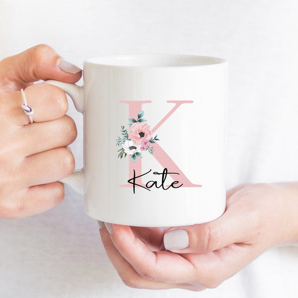 Letter - Personalized Mug (Set of 2 Mugs)
