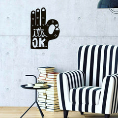 It's OK - Wooden Acrylic Wall Decor || Wall Hanging