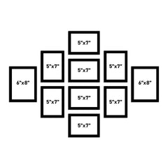 Prime Collection - Photo Frame Set ( 10 Photo Frames )
