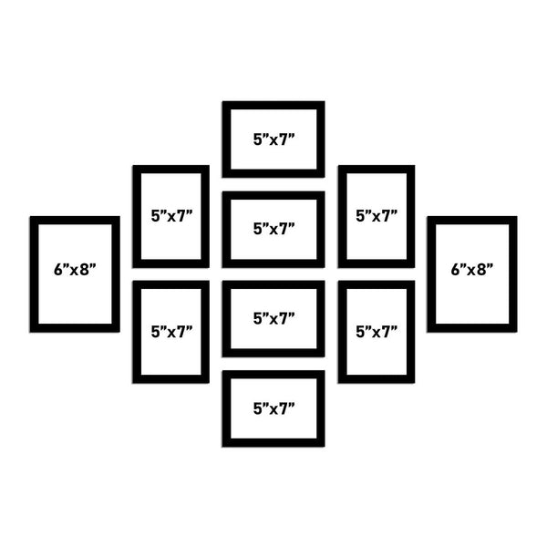 Prime Collection - Photo Frame Set ( 10 Photo Frames )