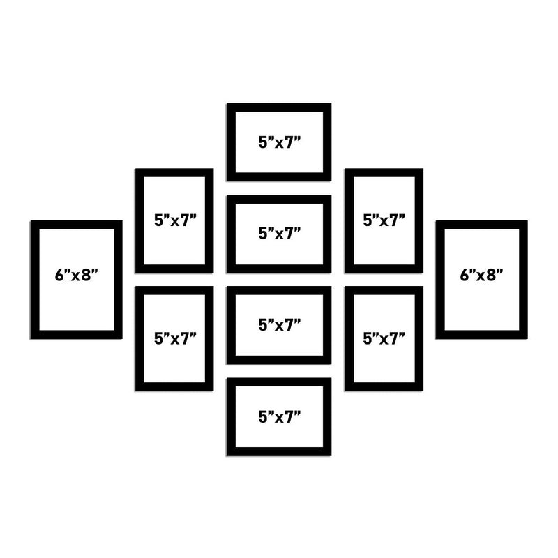 Prime Collection - Photo Frame Set ( 10 Photo Frames )