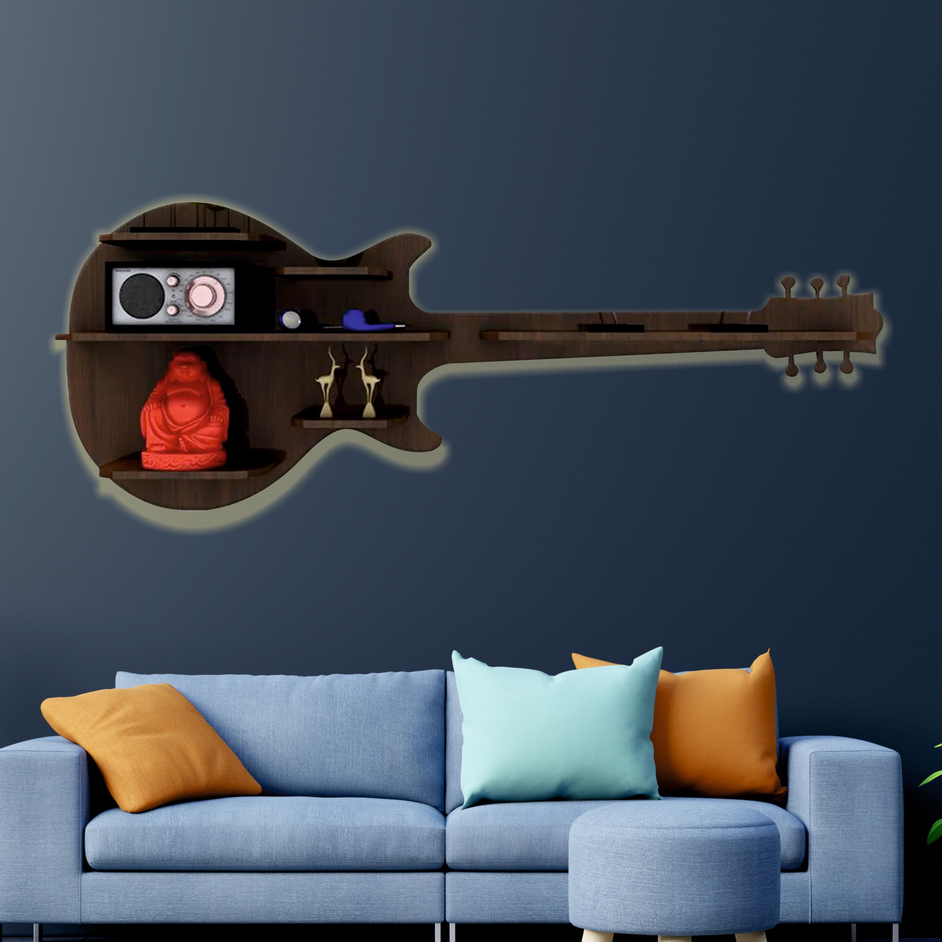 Guitar (Backlit) - Shelf