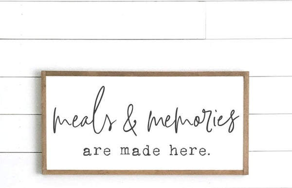 Meals & Memories - Picture Frame