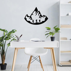 Hikers - Wooden Acrylic Wall Decor || Wall Hanging