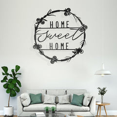 Home Sweet Home Ring - Wooden Acrylic Wall Decor || Wall Hanging