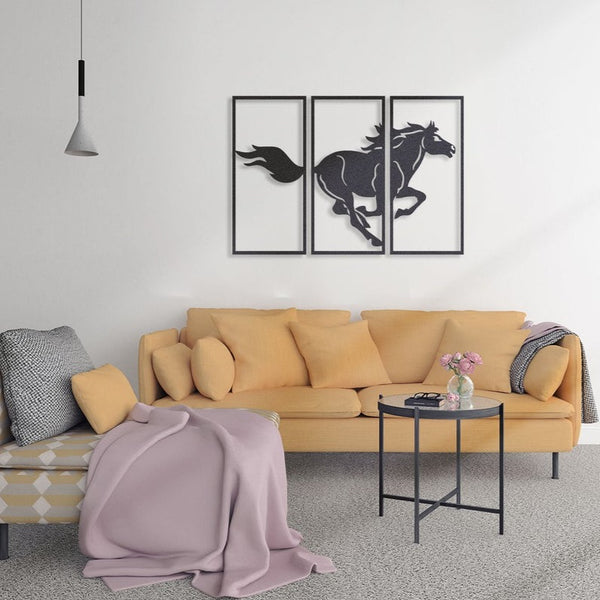 Running Horse - Wooden Acrylic Wall Decor || Wall Hanging