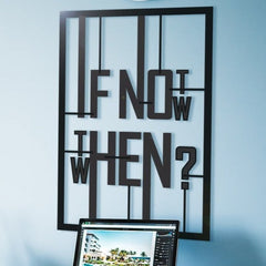 Now - Wooden Acrylic Wall Decor || Wall Hanging