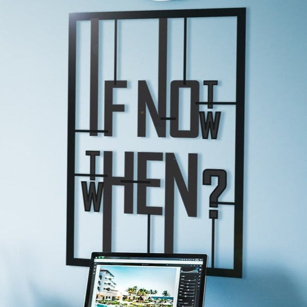 Now - Wooden Acrylic Wall Decor || Wall Hanging