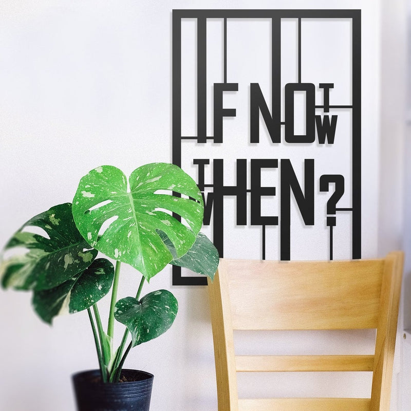 Now - Wooden Acrylic Wall Decor || Wall Hanging