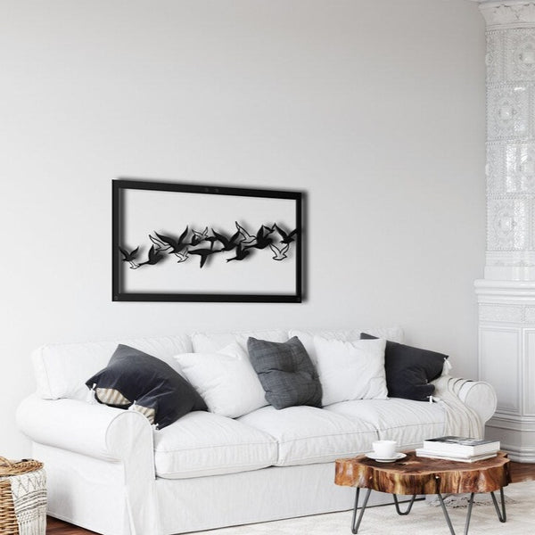 Birds and Branch - Wooden Acrylic Wall Decor || Wall Hanging