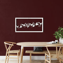 Birds and Branch - Wooden Acrylic Wall Decor || Wall Hanging