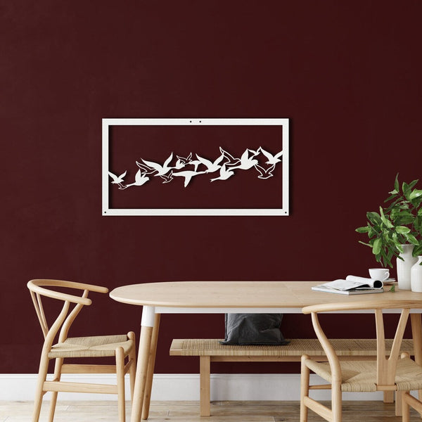 Birds and Branch - Wooden Acrylic Wall Decor || Wall Hanging