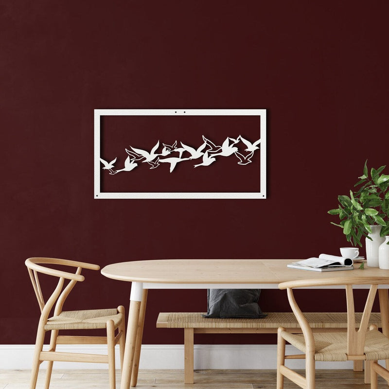 Birds and Branch - Wooden Acrylic Wall Decor || Wall Hanging