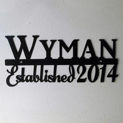 Established - Name Plate