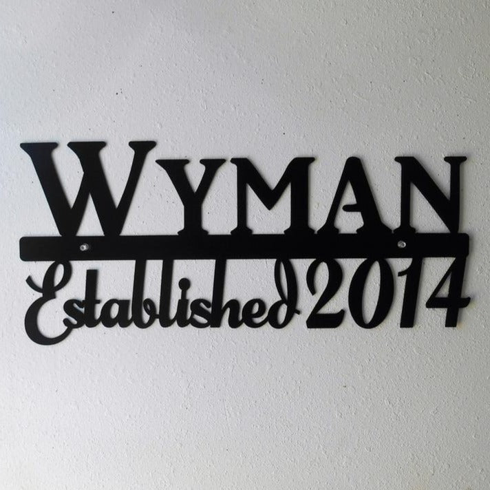 Established - Name Plate