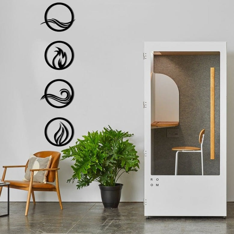 Life Elements - Wooden Acrylic Wall Decor || Wall Hanging
