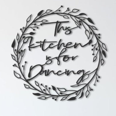 Kitchen Dance - Wooden Acrylic Wall Decor || Wall Hanging
