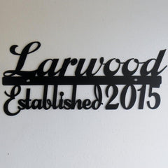Established - Name Plate
