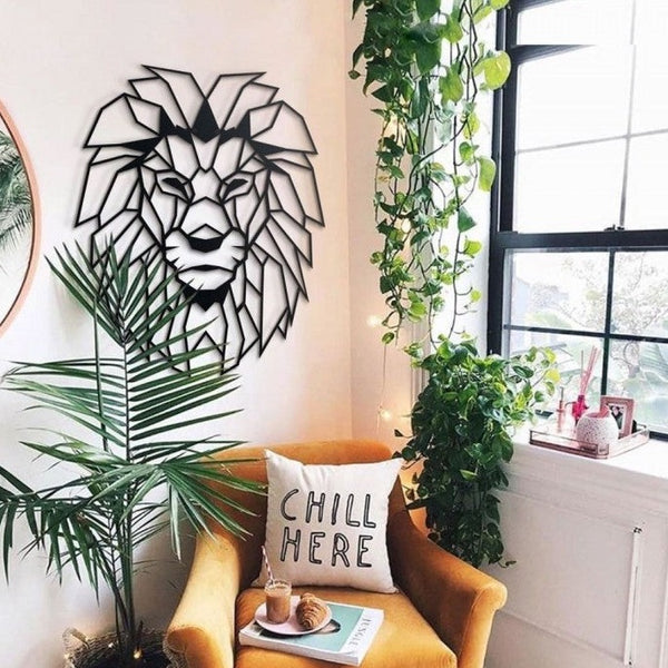 Lion - Wooden Acrylic Wall Decor || Wall Hanging