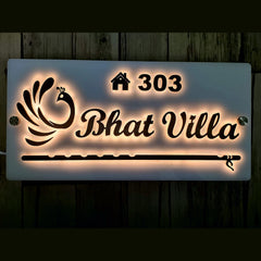 Flute - LED Name Plate