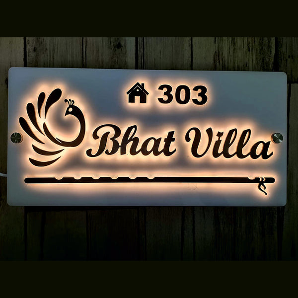 Flute - LED Name Plate