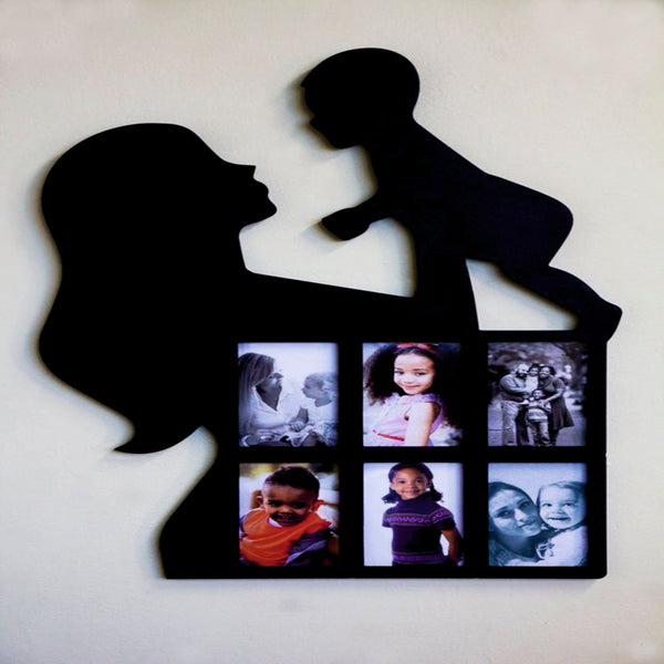 Mother Love - Collage Wooden Acrylic Wall Decor || Wall Hanging