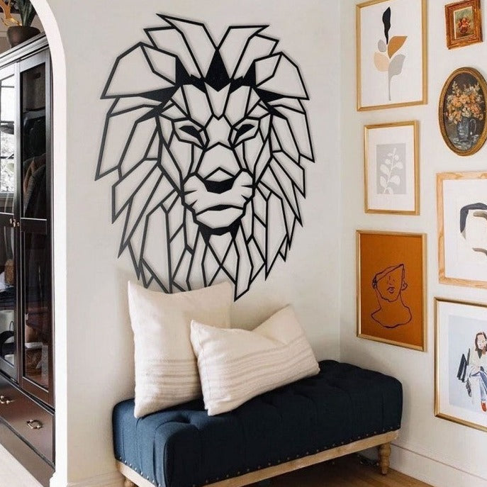 Lion - Wooden Acrylic Wall Decor || Wall Hanging