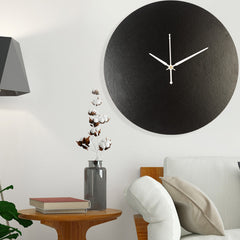 Jet Black - Wall Clock