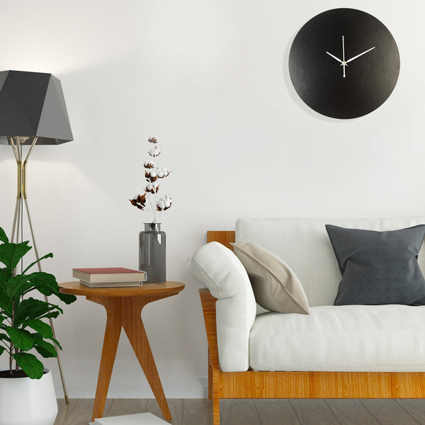 Jet Black - Wall Clock