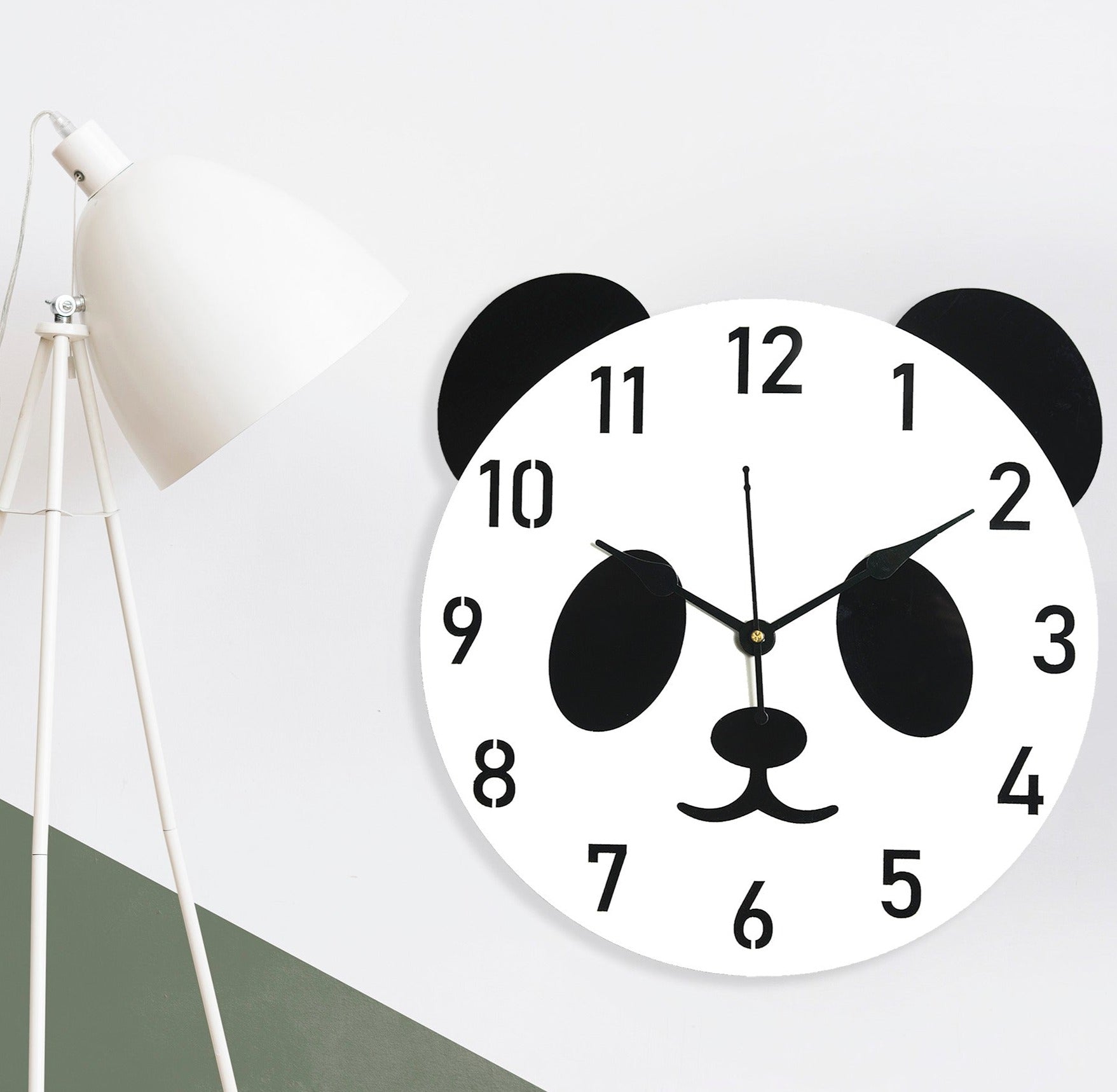 Panda Face - Wall Clock