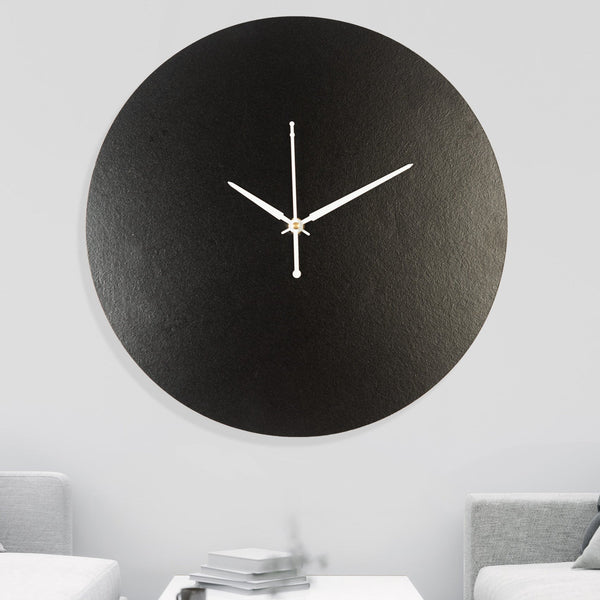 Jet Black - Wall Clock